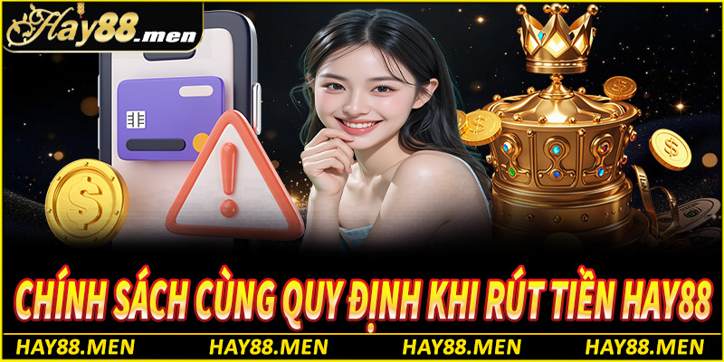 Chính sách cụ thể và các quy định quan trọng khi rút tiền Hay88